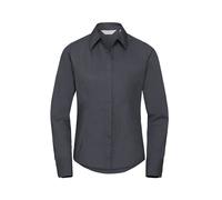 Russell Ladies' Long Sleeve Fitted Polycotton Poplin Elegant Shirt