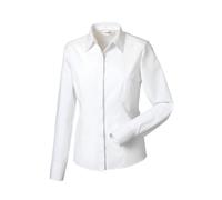 Russell Ladies' Long Sleeve Fitted Polycotton Poplin Elegant Shirt