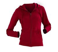 Russell Ladies Premium Authentic Zipped Hoodie (3-Layer Fabric) (M) (Classic Red)
