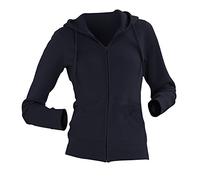 Russell Ladies Premium Authentic Zipped Hoodie (3-Layer Fabric) (M) (French Navy)