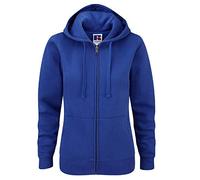 Russell Ladies Premium Authentic Zipped Hoodie (3-Layer Fabric) (XL) (Bright Royal)