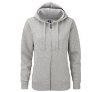 Russell Ladies Zipped Hoodie / Hooded Jumper Top (3- Layer F BC2731