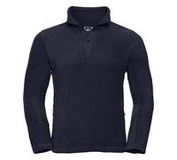 Russell Mens 1/4 Zip Outdoor Fleece Top (XL) (French Navy)