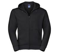 (4XL, Black) Russell Mens Authentic Full Zip Hoodie