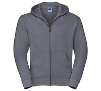 (XS, Convoy Grey) Russell Mens Authentic Full Zip Hoodie