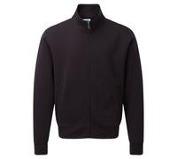 Russell Mens Authentic Full Zip Jacket (3XL) (Black)