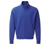 Russell Mens Authentic Full Zip Sweatshirt Jacket (M) (Bright Royal)