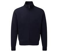 Russell Mens Authentic Full Zip Sweatshirt Jacket (XL) (French Navy)