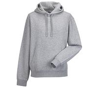 Russell Mens Authentic Hooded Sweatshirt/Hoodie (L) (Light Oxford)