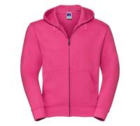 (XL, Fuchsia) Russell Mens Authentic Hooded Sweatshirt