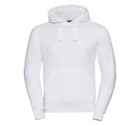(XS, White) Russell Mens Authentic Hoodie