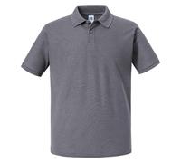 (XXL, Convoy Grey) Russell Mens Authentic Eco Piqué Polo Shirt