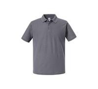 (L, Convoy Grey) Russell Mens Authentic Pique Polo Shirt