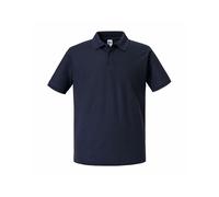 (XXL, French Navy) Russell Mens Authentic Pique Polo Shirt