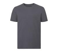 (3XL, Convoy Grey) Russell Mens Authentic Pure Organic T-Shirt