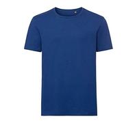 Russell Mens Authentic Pure Organic T-Shirt (XXL) (Bright Royal)
