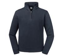 Russell Men's Authentic Quarter Zip Sweatshirt in Navy | Size: 2XL Russell Navy 2XL