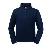 Russell Men's Authentic Quarter Zip Sweatshirt in Navy | Size: 4XL Russell Navy 4XL