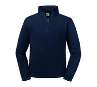 Russell Men's Authentic Quarter Zip Sweatshirt in Navy | Size: Small Russell Navy S