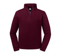 Russell Athletic Mens Authentic Quarter Zip Sweatshirt (Burgundy) - Size 2XL