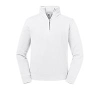 Russell Athletic Mens Authentic Quarter Zip Sweatshirt (White) - Size 4XL