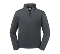 (XL, Convoy Grey) Russell Mens Authentic Quarter Zip Sweatshirt
