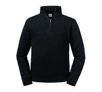 (3XL, Black) Russell Mens Authentic Quarter Zip Sweatshirt