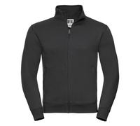 Russell Men's Authentic Sweat Jacket in Black | Size: Medium Russell Black M