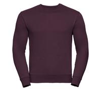 (S, Burgundy) Russell Mens Authentic Sweatshirt (Slimmer Cut)