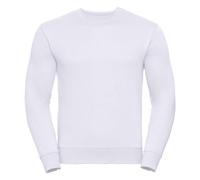(2XL, White) Russell Mens Authentic Sweatshirt (Slimmer Cut)