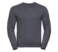 Russell Mens Authentic Sweatshirt (Slimmer Cut) (XL) (Convoy Grey)