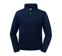 Russell Mens Authentic Zip Neck Sweatshirt PC4069