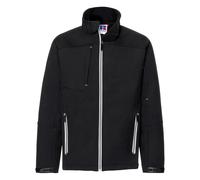 (L, Black) Russell Mens Bionic Softshell Jacket