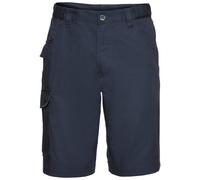 Russell Mens Cargo Shorts Polycotton Twill Summer Workwear 28 - 48 Inch Waist