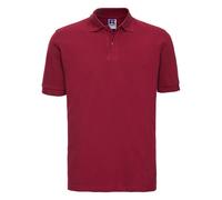 (XXL, Classic Red) Russell Mens Classic Cotton Pique Polo Shirt