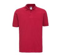 Russell Mens Classic Cotton Polo Short Sleeve Casual Workwear Shirt