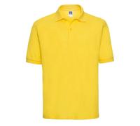 Russell Mens Classic Polycotton Polo Short Sleeve Casual Workwear Shirt
