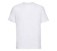 Russell Men's Classic Ringspun Cotton T-Shirt in White | Size: 2XL Russell White 2XL