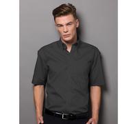 Russell Men's Collection Short Sleeve Poly-Cotton Easy Care Poplin Shirt in White | Size: 14.5 in Russell White 14.5 in