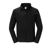 (XXL, Black) Russell Mens Essential Soft Shell Jacket
