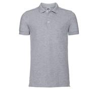 Russell Men's Fitted Stretch Long Slim Fit Cotton Lycra Polo