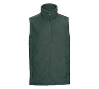 Russell Mens Fleece Outdoor GiletXS Bottle Green RW10714