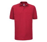 Russell Men's Hard-Wearing Polo Shirt 0R599M0 - Short Sleeve Collar Top T-Shirt