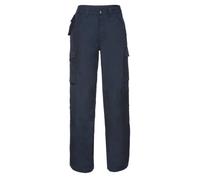 RUSSELL Mens Heavy Duty Stain Resistant Workwear Work Cargo Pocket Trousers