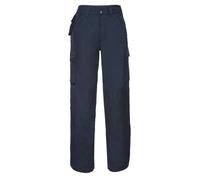 (30S, French Navy) Russell Mens Heavy Duty Work Trousers