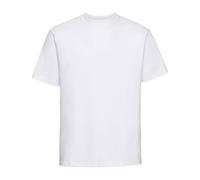 (4XL, White) Russell Mens Heavyweight T-Shirt