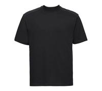 (M, Black) Russell Mens Heavyweight T-Shirt