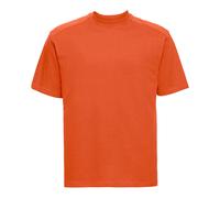 (4XL, Orange) Russell Mens Heavyweight T-Shirt