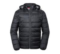 Russell Men's Nano Hooded Padded Jacket in Black | Size: 3XL Russell Black 3XL