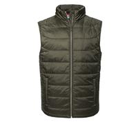 Russell Athletic Mens Nano Padded Body Warmer (Dark Olive) - Size Small